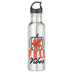 Fall Vibes Stainless Steel Water Bottle