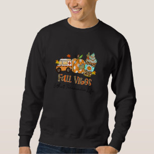 Fall Vibes & That Paramedic Life Ambulance Pumpkin Sweatshirt