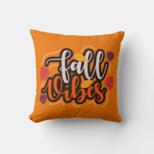 Fall Vibes Throw Pillow