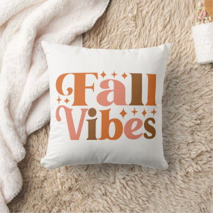 Fall Vibes Throw Pillow