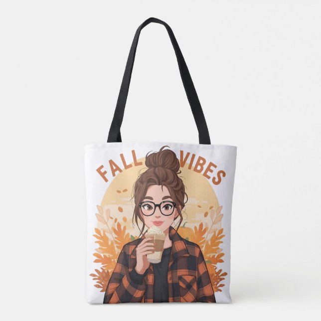 Fall Vibes Tote Bag (Back)