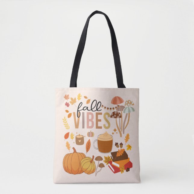Fall Vibes Tote Bag (Front)