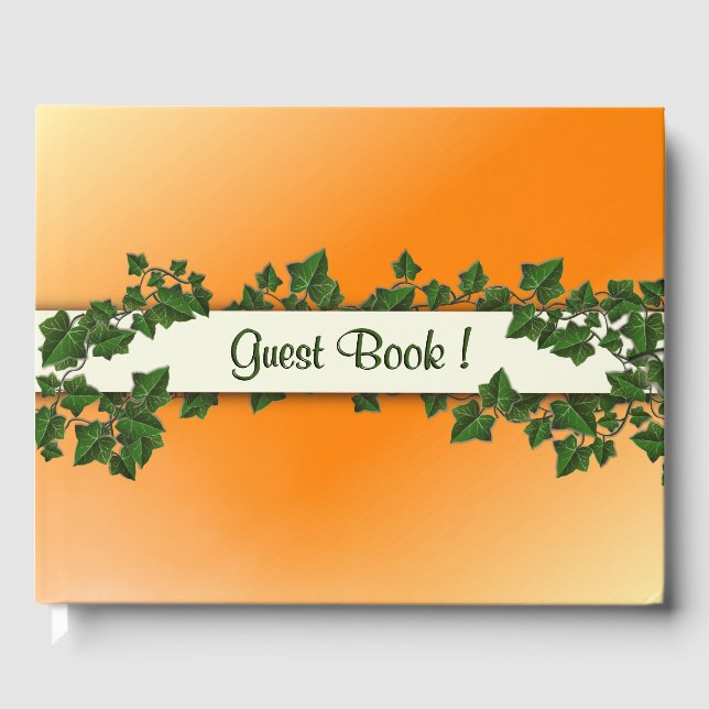 Fall Vines Guest Book (Front)