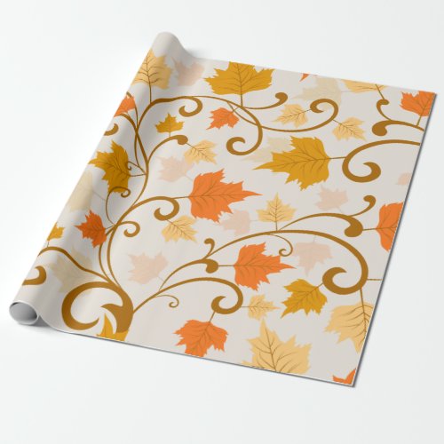 Fall Vines Wrapping Paper
