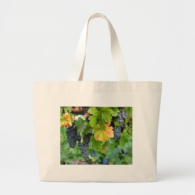 Fall Vineyards Wine Country Tote Bag (Front)