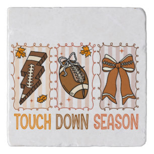 Fall Vintage Football Game Day Trivet