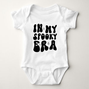 Fall Vintage In My Spooky Era Retro Halloween Baby Bodysuit
