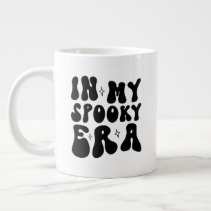 Fall Vintage In My Spooky Era Retro Halloween Giant Coffee Mug