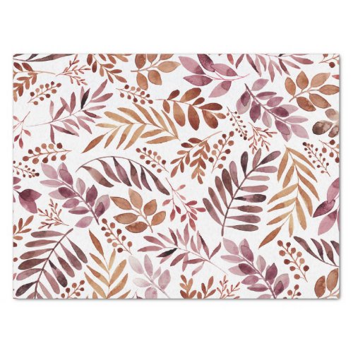 Fall_Watercolor Colorful  Leaves Illustration  Tissue Paper