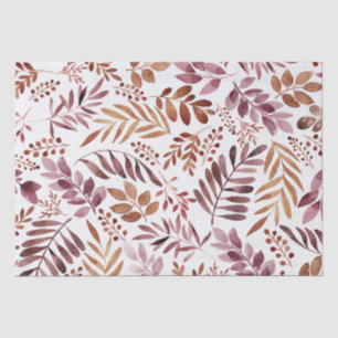Fall-Watercolor Colorful  Leaves Illustration  Tissue Paper