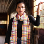 Fall Watercolor Plaid Stripes Pattern Scarf<br><div class="desc">Wrap up in the essence of autumn with this elegantly designed scarf, adorned with watercolor plaid stripes that capture the season’s palette. Soft to the touch and delightful to the eye, it perfectly blends the rustic charm of fall with the sophistication of watercolor art, making it an ideal accessory for...</div>