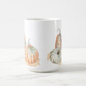Fall Watercolor Pumpkins Coffee Mug (Center)