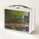 Fall Waterfall and Creek Pennsylvania Nature Metal Lunch Box
