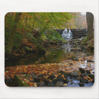 Fall Waterfall and Creek Pennsylvania Nature Mouse Pad