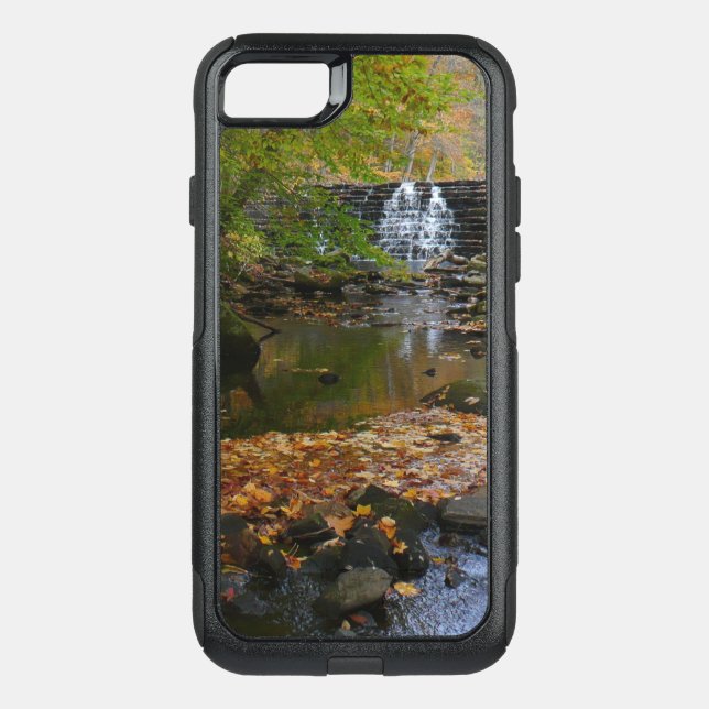 Fall Waterfall and Creek Pennsylvania Nature Otterbox iPhone Case (Back)