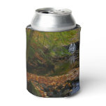 Fall Waterfall and Creek Pennsylvania Nature Photo Can Cooler