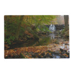 Fall Waterfall and Creek Pennsylvania Nature Photo Placemat