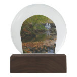 Fall Waterfall and Creek Pennsylvania Nature Photo Snow Globe