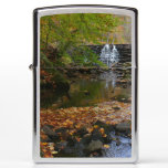 Fall Waterfall and Creek Pennsylvania Nature Photo Zippo Lighter