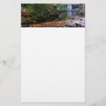 Fall Waterfall and Creek Pennsylvania Nature Stationery