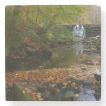 Fall Waterfall and Creek Pennsylvania Nature Stone Coaster