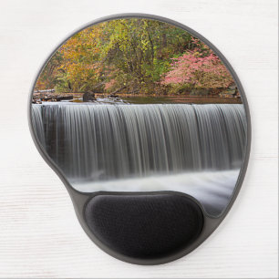 Fall Waterfall at Vanderbuilt Gel Mouse Pad
