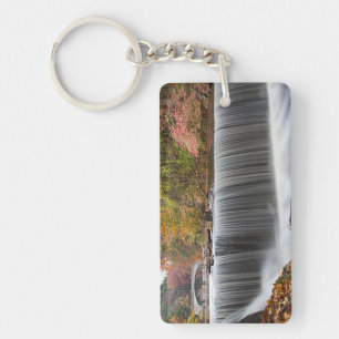 Fall Waterfall at Vanderbuilt Keychain