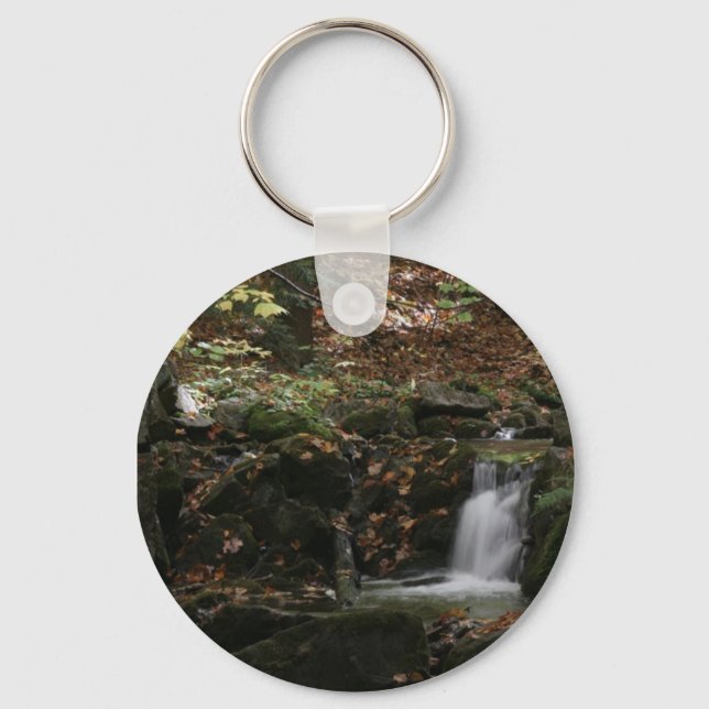Fall Waterfall Key Keychain (Front)