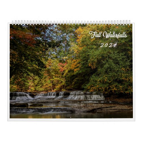 Fall Waterfalls 2024 Calendar