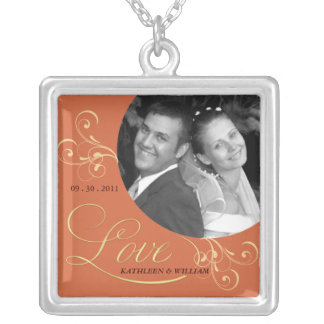 Fall Wedding - Autumn Colors Photo Pendant