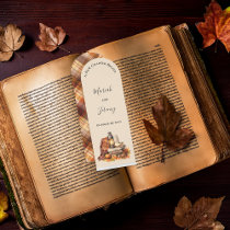 Fall Wedding Bridal A New Chapter Begins Bookmarks