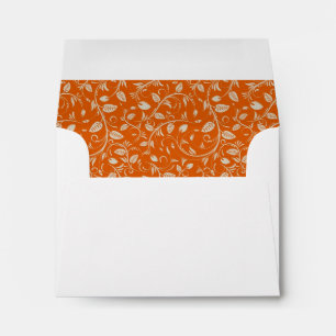 Fall Wedding Bridal Shower Invitation Envelope
