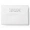 Fall Wedding Envelope