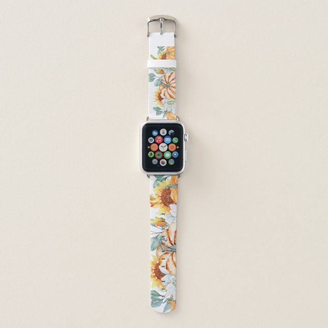 Fall Wedding Gift For Bride  Apple Watch Band (Front)