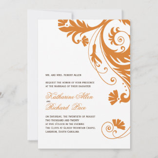 Fall Wedding Invitations