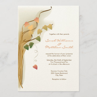 Fall Wedding Invitations