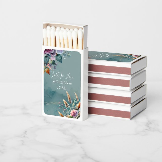 Fall Wedding Matchboxes (Stacked)