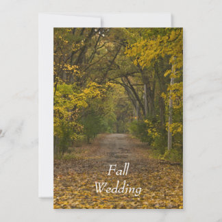 Fall Wedding Path of Life Save the Date