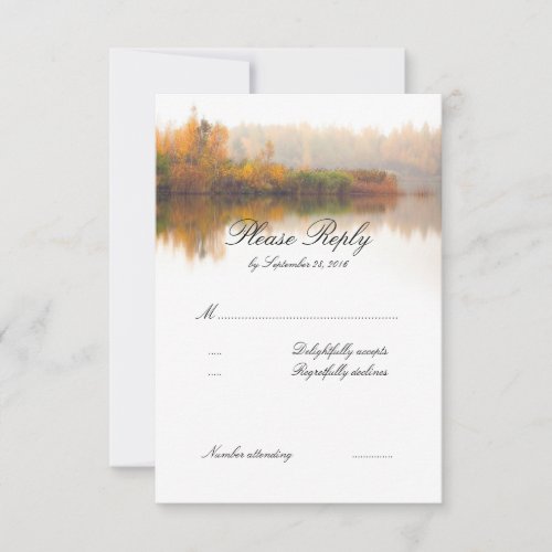 Fall Wedding RSVP