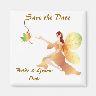 Fall Wedding Save the Date Magnet