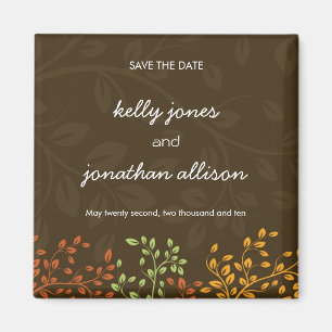 Fall Wedding :: Save the Date Magnets