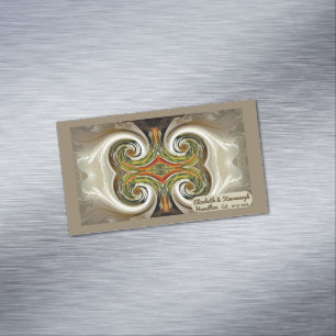 "Fall Wedding Table Favor" Business Card Magnet