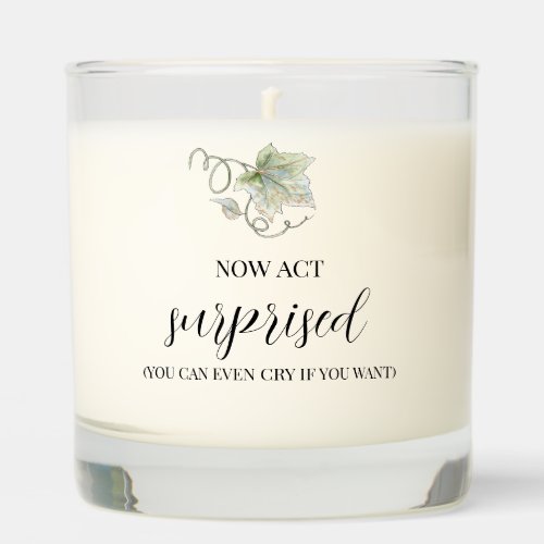 Fall Wedding Will You Be My Bridesmaid  Scented Candle