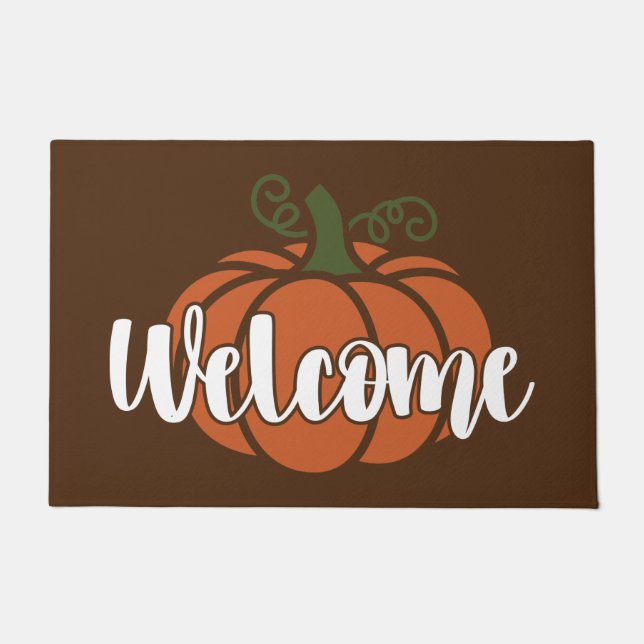 Fall Welcome Door Mat (Front)