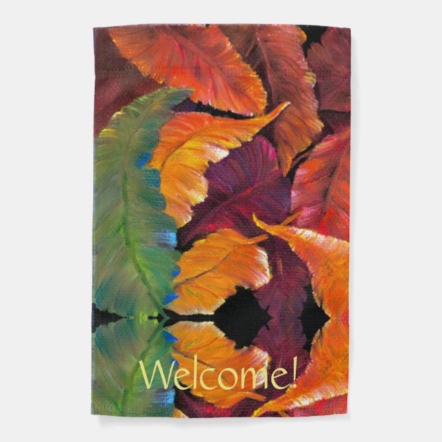 Fall Welcome Garden Flag (Front)
