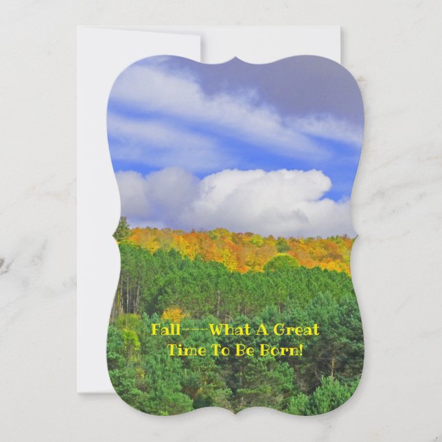 FALL:WHAT A GREAT TIME TO BE BORN!/BIRTHDAY (Front)