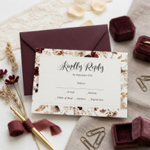 Fall Wildflowers Floral Wedding