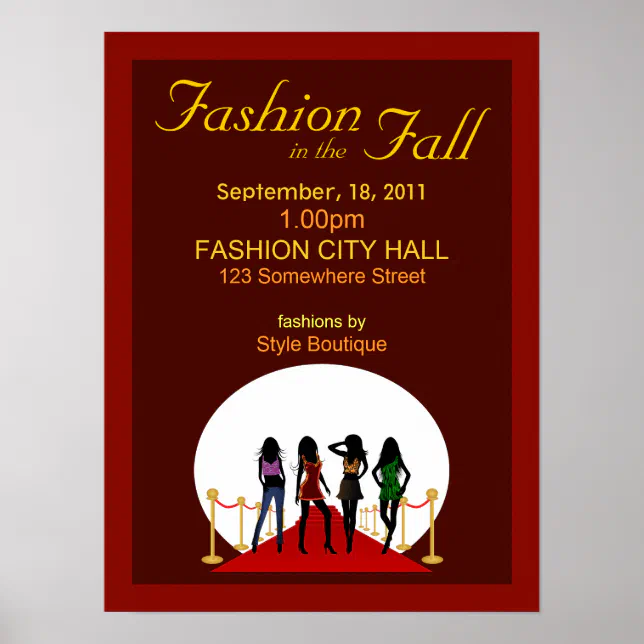 Fashion Show Posters