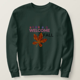 Fall Women T-Shirt W hite and Pink Sweatshirt