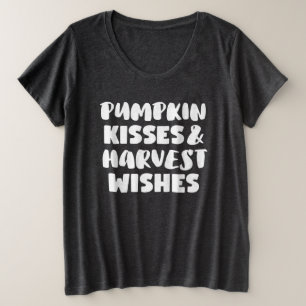 Fall Womens Plus Size Tshirt